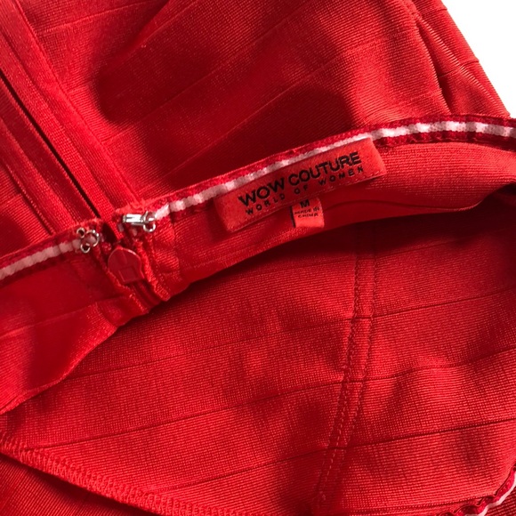 Bandage Red Dress - Picture 7 of 7